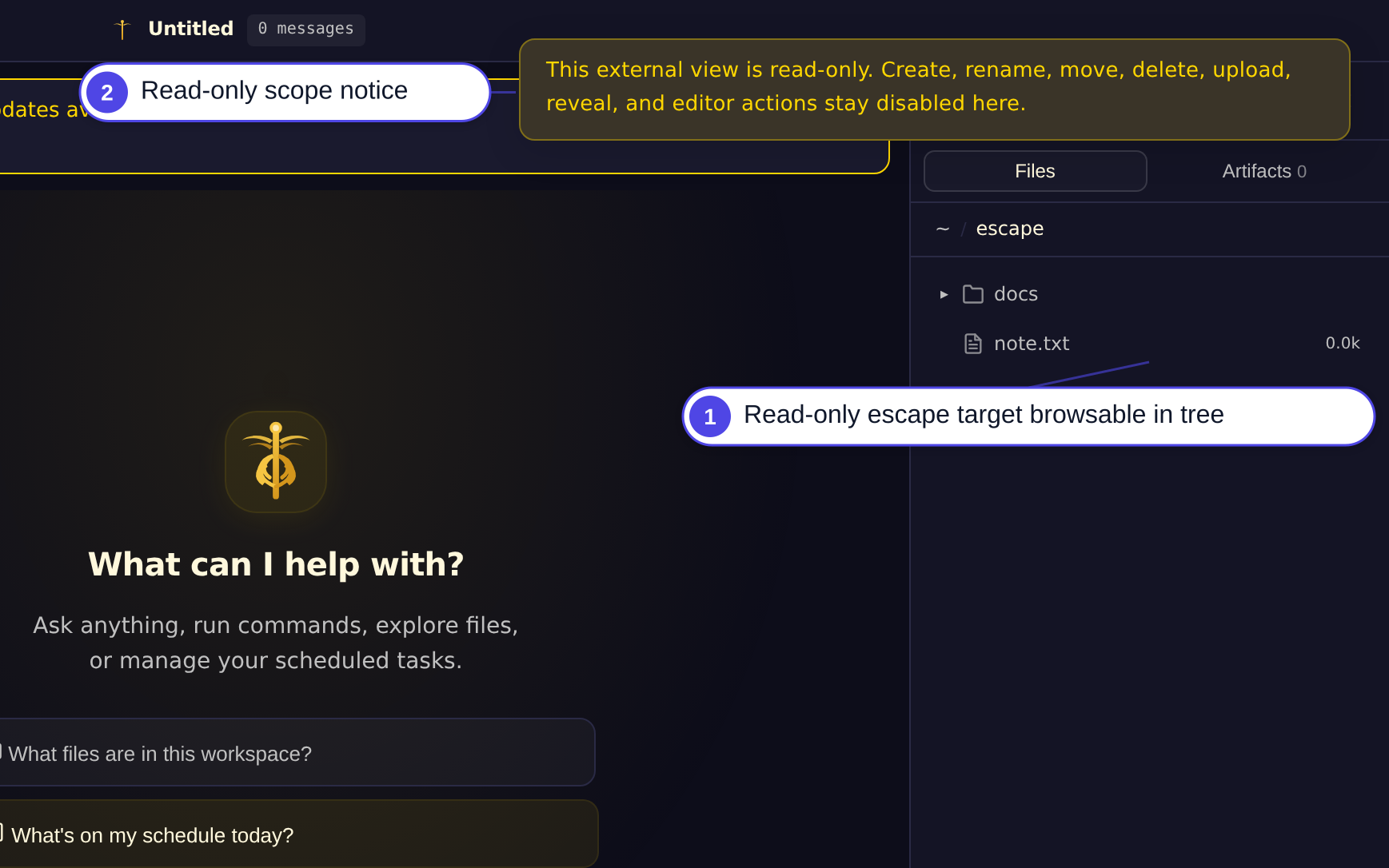 Authorize and browse external symlink