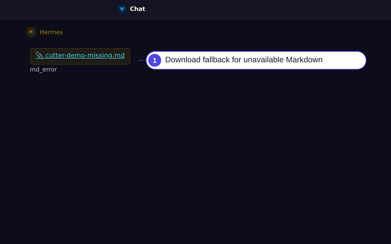 View Markdown file inline